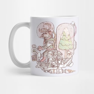 Reindeer space suits Mug